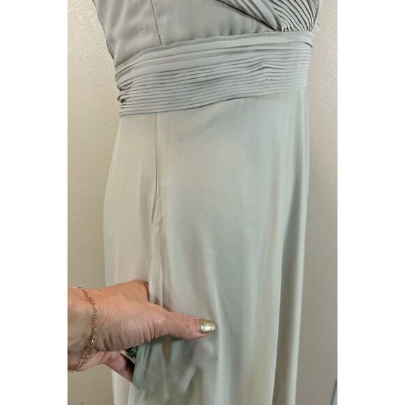 Birdy Grey Floor Length Formal Light Tan Maxi Dress With Pockets Women's Small - Picture 3 of 14